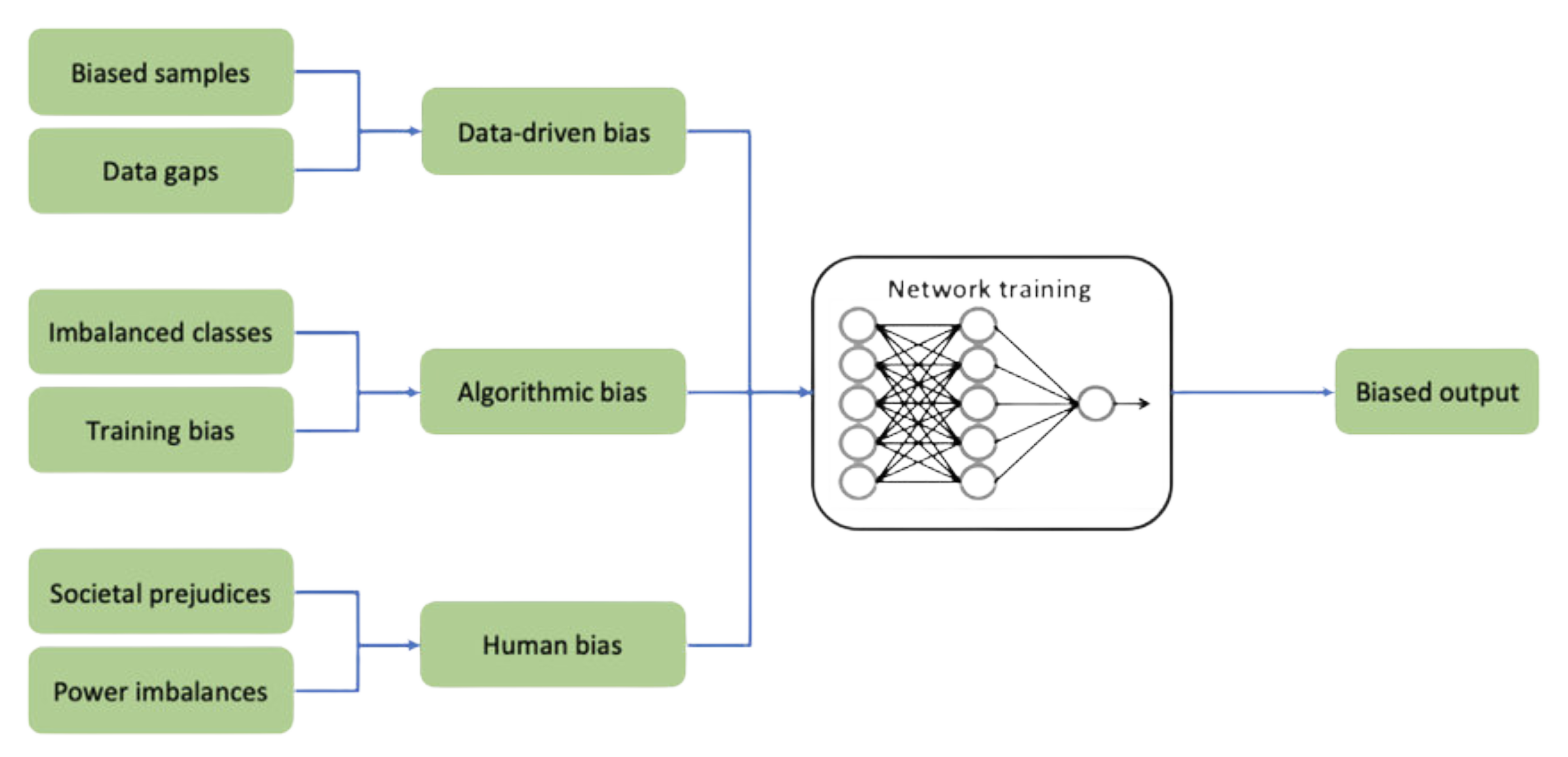 Figure 2: Sources of Bias in AI Models for Healthcare
